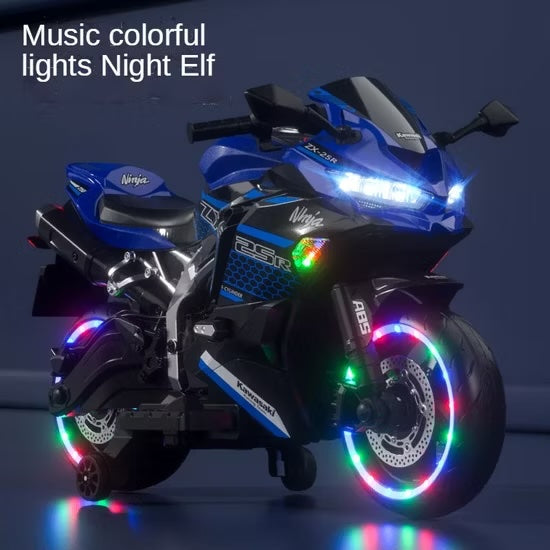 Moto Électrique Enfant Ninja C026 - Style Sportif avec Fonction Éducative