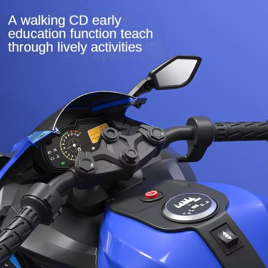 Moto Électrique Enfant Ninja C026 - Style Sportif avec Fonction Éducative